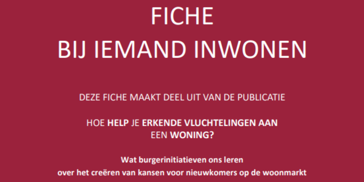 Fiche Bij Iemand Inwonen