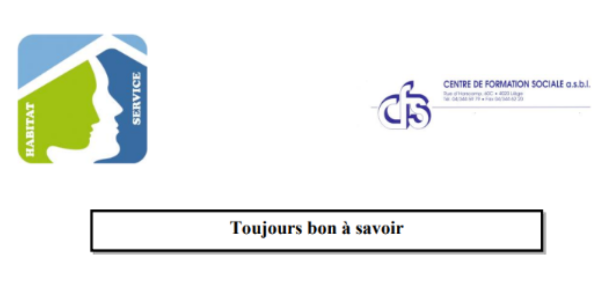 Toujours bon à savoir